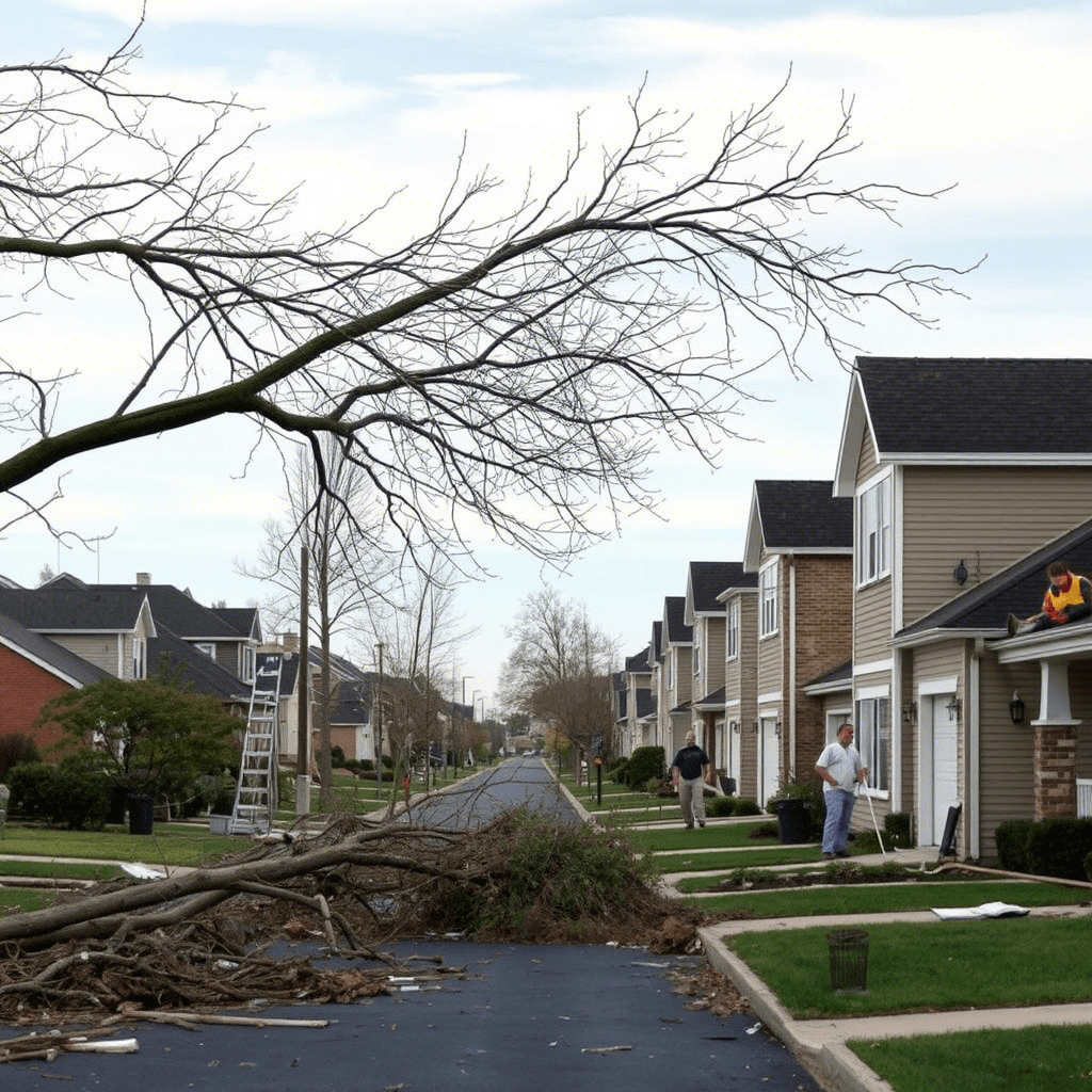 Apartment Complex Water Main Break
